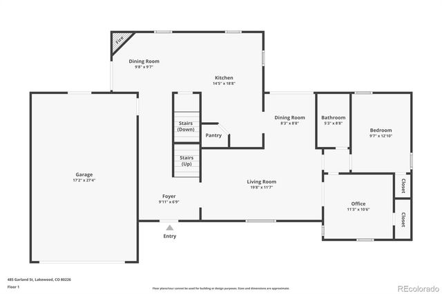 485 Garland Street, Lakewood, CO 80226