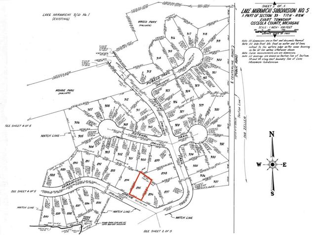 Lot 895 Lake Miramichi Drive, Evart, MI 49631