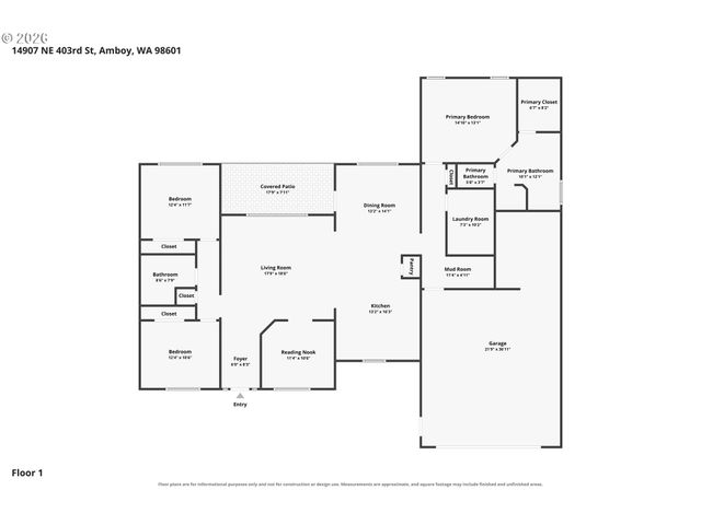 14907 Ne 403RD St, Amboy, WA 98601