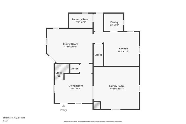 611 S Plum Street, Troy, OH 45373