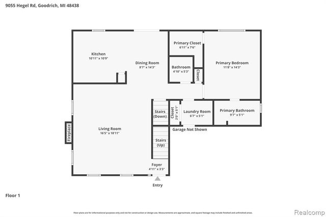 9055 Hegel Road, Goodrich, MI 48438