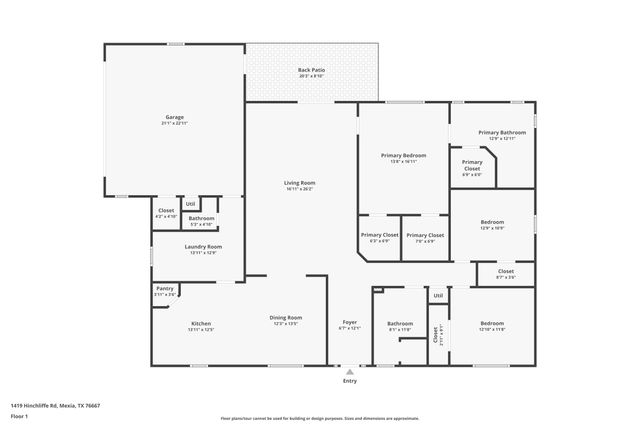 1419 Hinchliffe Road, Mexia, TX 76667