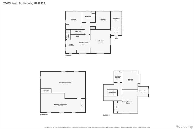 20403 Hugh Street, Livonia, MI 48152
