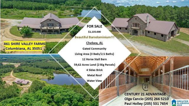 861 SHIRE VALLEY FARMS, Columbiana, AL 35051