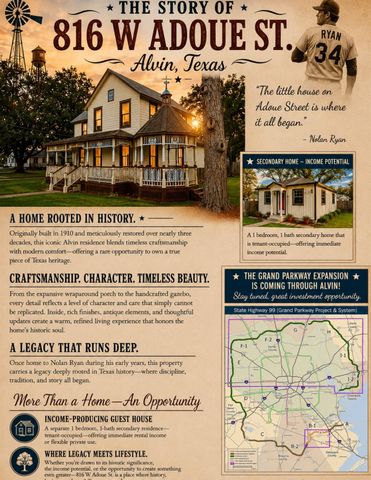 816 W Adoue Street, Alvin, TX 77511