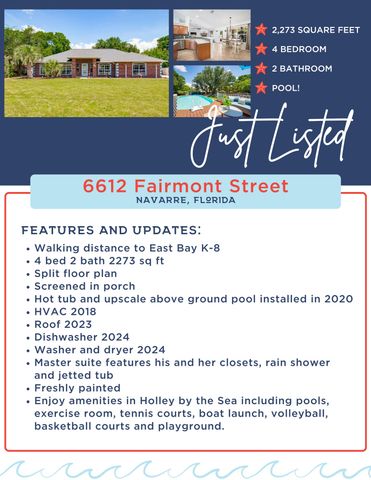 6612 Fairmont Street, Navarre, FL 32566