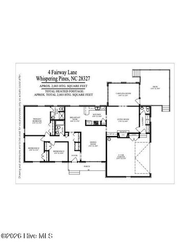 4 Fairway Lane, Whispering Pines, NC 28327
