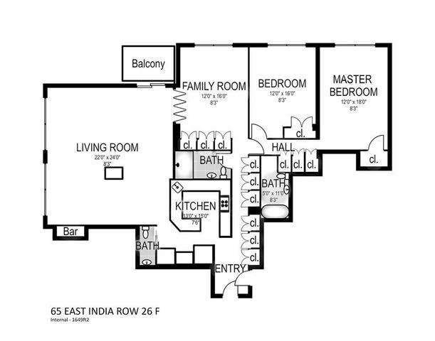 65 East India Row 26F, Boston, MA 02110