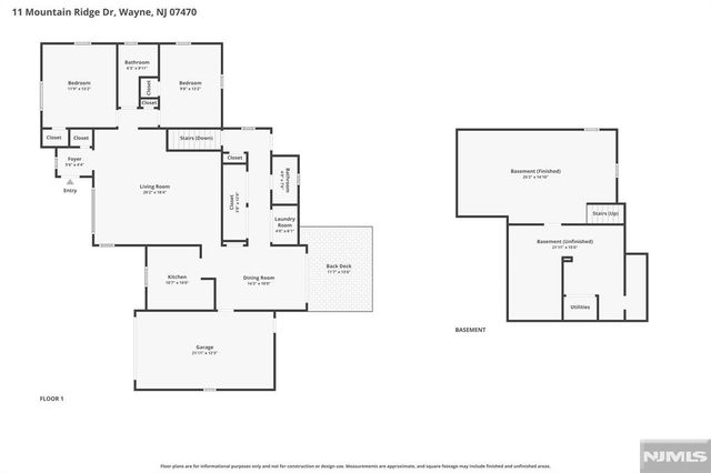 11 Mountain Ridge Drive, Wayne, NJ 07470