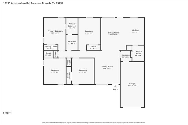 12135 Amsterdam Road, Farmers Branch, TX 75234