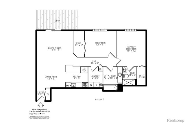 9624 Sawgrass Court, Van Buren Charter Township, MI 48111