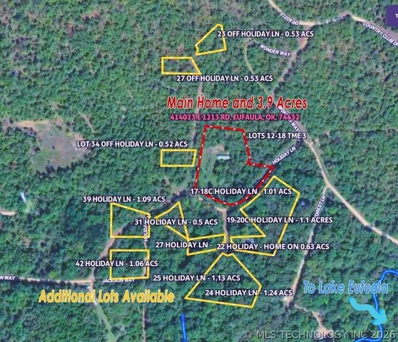 414023 E 1213 Road, Eufaula, OK 74432