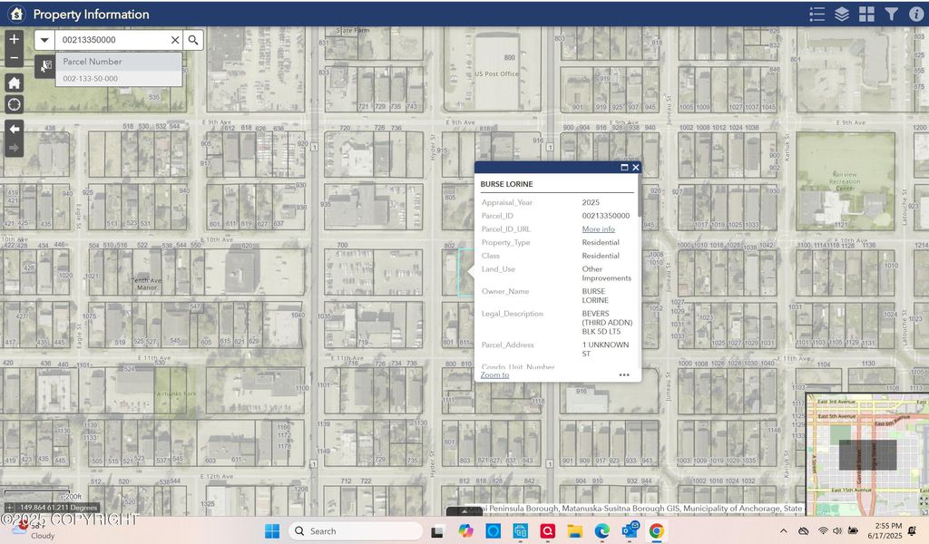 1 UNKNOWN Street, Anchorage, AK 99501
