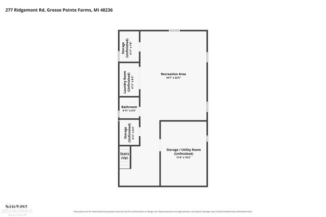 277 Ridgemont Road, Grosse Pointe Farms, MI 48236