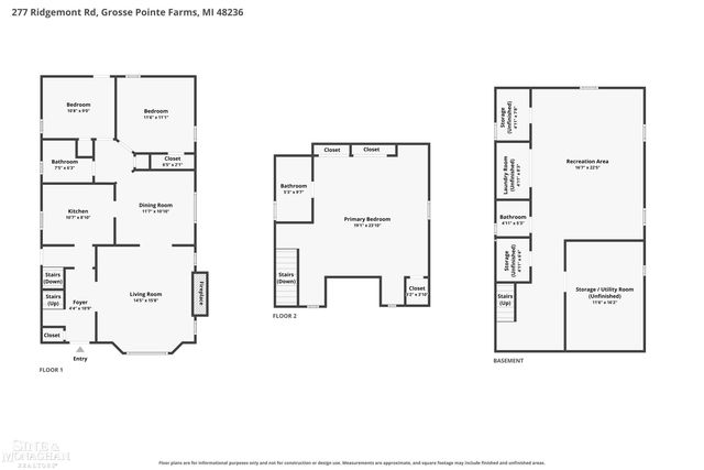277 Ridgemont Road, Grosse Pointe Farms, MI 48236