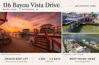 116 Bayou Vista Drive, Hitchcock, TX 77563