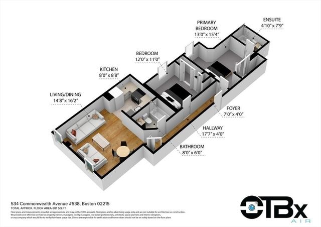 534-538 Commonwealth Ave 7D, Boston, MA 02215