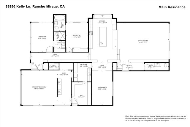 38850 Kelley Lane, Rancho Mirage, CA 92270