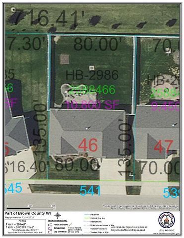 541 PEBBLESTONE CIRCLE, Hobart, WI 54155