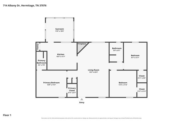 714 Albany Dr, Hermitage, TN 37076
