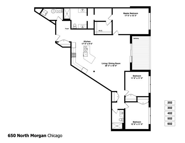 650 N Morgan Street 202, Chicago, IL 60642