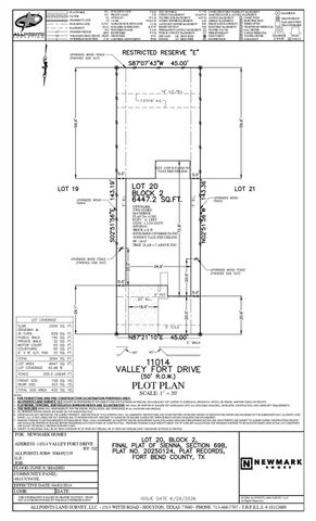 11014 Valley Fort Drive, Missouri City, TX 77459