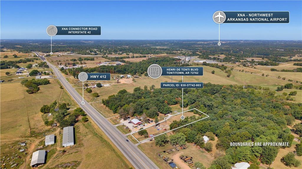 Henri De Tonti Boulevard, Tontitown, AR 72762