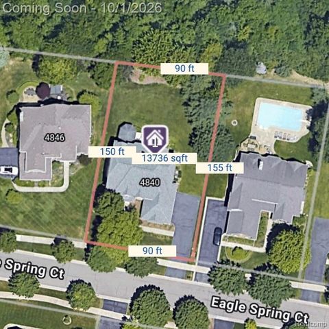 4840 Eagle Springs Court, Independence Charter Township, MI 48348