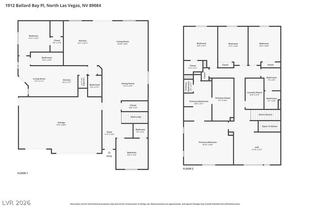 1912 Ballard Bay Place, North Las Vegas, NV 89084