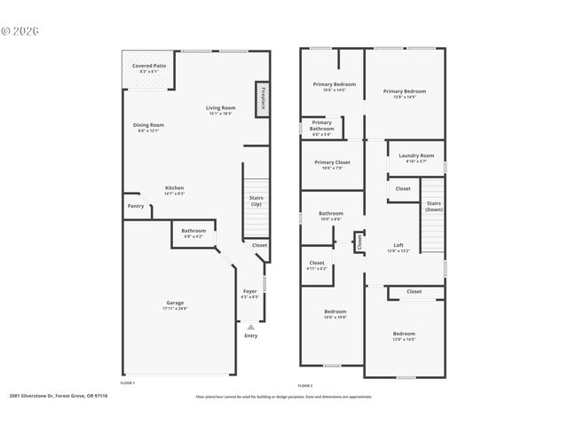 2081 SILVERSTONE Dr, Forest Grove, OR 97116