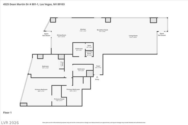 4525 Dean Martin Drive 2100, Las Vegas, NV 89103