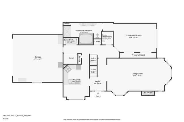 7402 Twin Oaks COURT, Franklin, WI 53132
