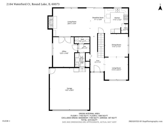 2164 W Waterford Court, Round Lake, IL 60073