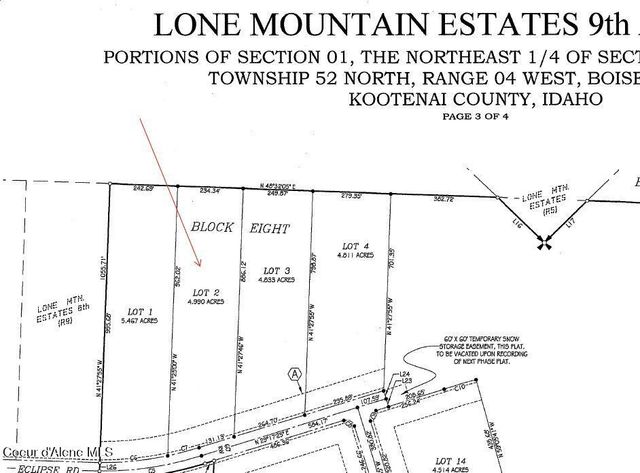 L2B8 N Eclipse Road, Rathdrum, ID 83858