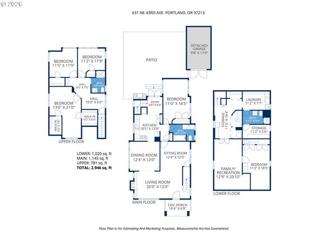 631 Ne 43RD Ave, Portland, OR 97213