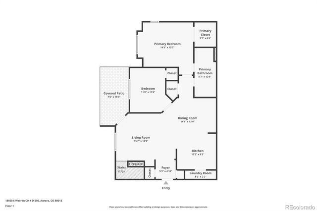 18930 E Warren Circle D205, Aurora, CO 80013