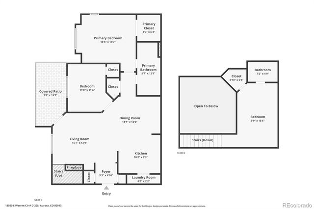 18930 E Warren Circle D205, Aurora, CO 80013
