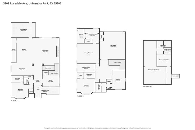 3308 Rosedale Avenue, University Park, TX 75205