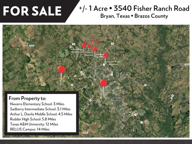 3540 Fisher Ranch RD, Bryan, TX 77808