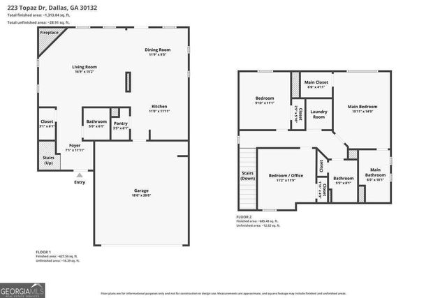 223 Topaz Drive, Dallas, GA 30132