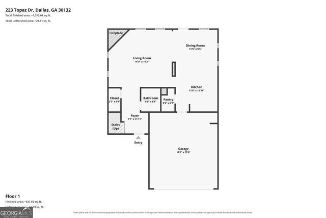 223 Topaz Drive, Dallas, GA 30132