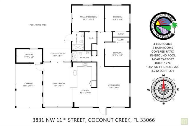 3831 NW 11TH Street, Coconut Creek, FL 33066