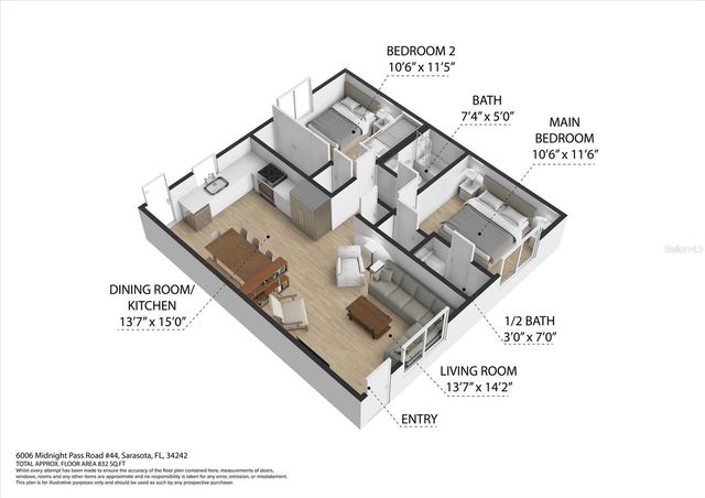 6006 MIDNIGHT PASS ROAD 44, Sarasota, FL 34242
