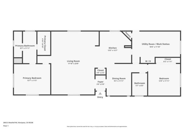 2843 E Westfall Road, Mariposa, CA 95338