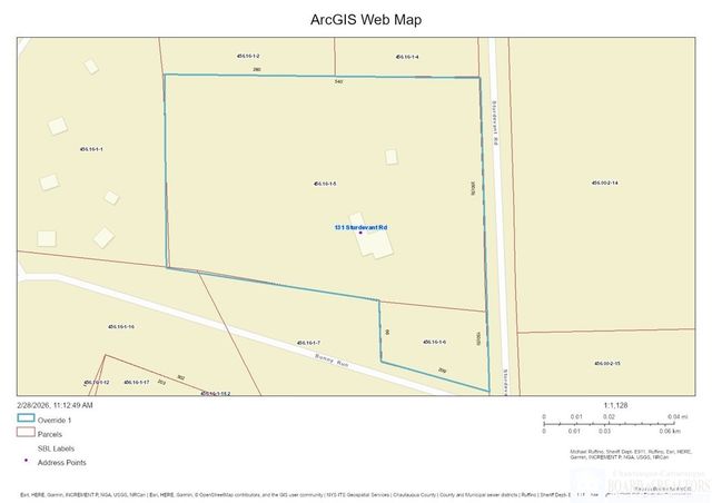 131 Sturdevant Road, Kiantone, NY 14701