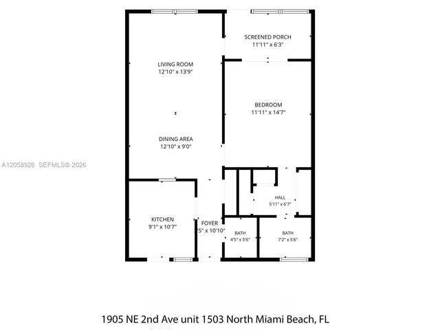 19051 NE 2nd Ave 1503, Miami, FL 33179