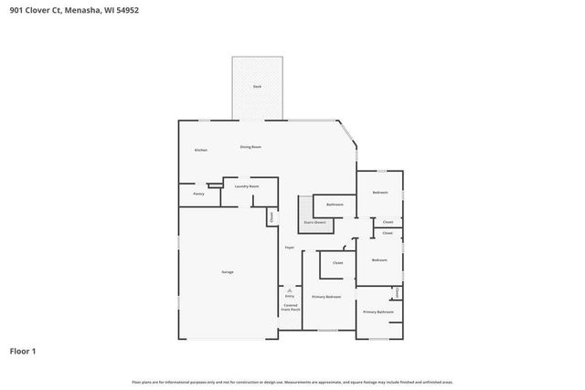 901 CLOVER COURT, Menasha, WI 54952