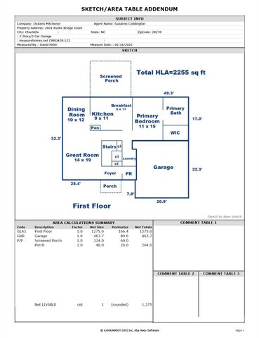 2601 Rustic Ridge Court, Charlotte, NC 28270