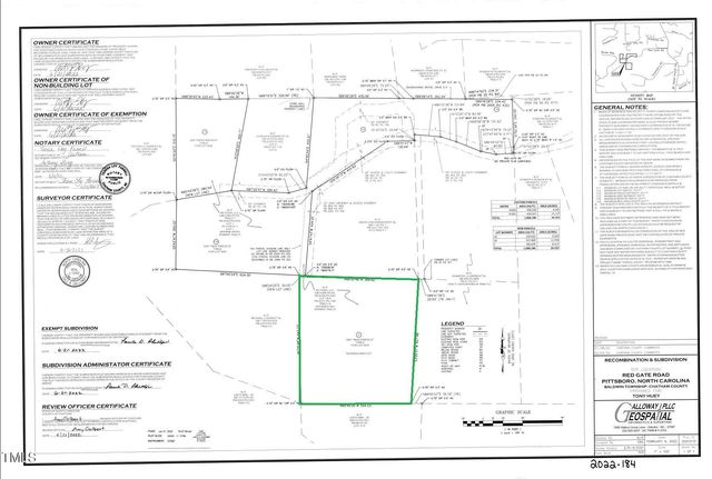 0 Redgate Road, Pittsboro, NC 27312