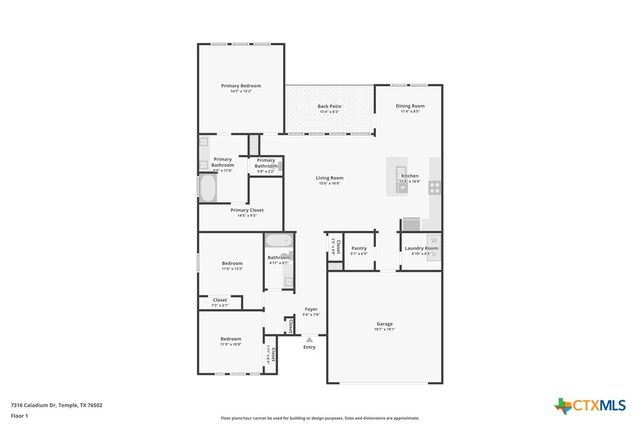 7316 Caladium Drive, Temple, TX 76502